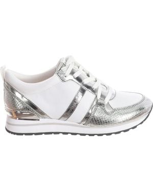 Michael Kors R2Dafs1D Metallic Dash Trainer - White