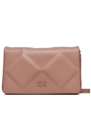 Calvin Klein Stilvolle Stepp-Schultertasche - Pink
