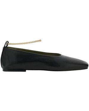 MARIA LUCA Schoenen ,Zwart ,Leer Leren Ballerina's