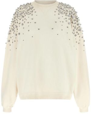 Golden Goose Sweatshirts - White