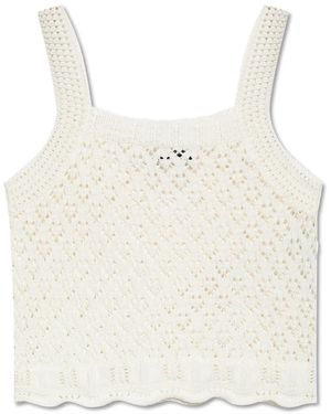 Maison Kitsuné Sleeveless Tops - Naturel