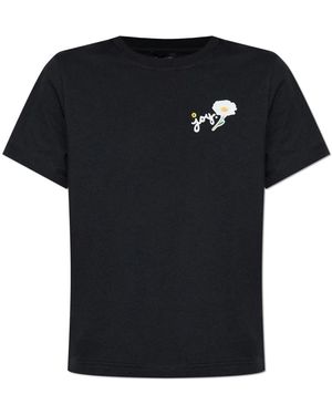 Marc Jacobs T-Shirt Met Print - Zwart