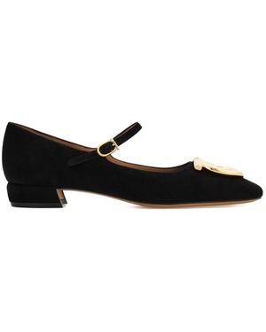 Ferragamo Court Shoes - Black