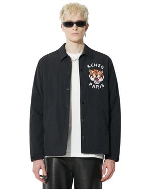 KENZO Light Jackets - Blu