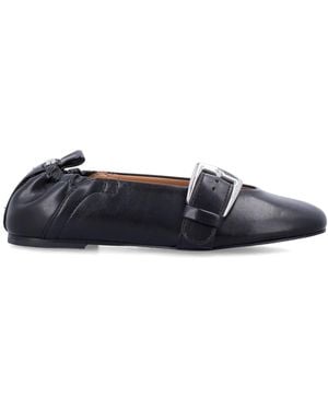 Ganni Ballerinas - Blauw