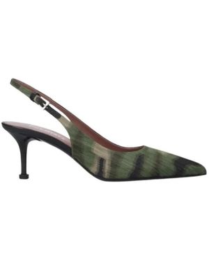 Premiata Slingback Pumps - Mettallic