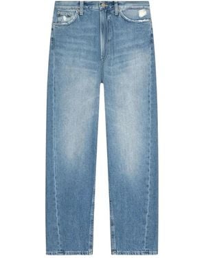 Dondup Rechte Jeans - Blauw