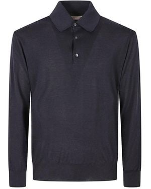 Herno Rundhals-Strickware - Blau