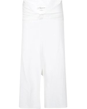 Victoria Beckham Midi Skirts - White