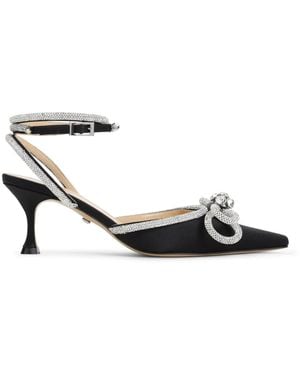 Mach & Mach Court Shoes - Black