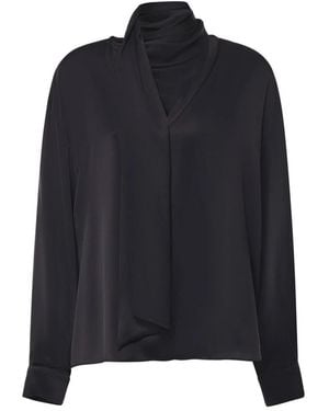 Pinko Overhemden ,Zwart ,Satijn Sangiovese Blusa Satin