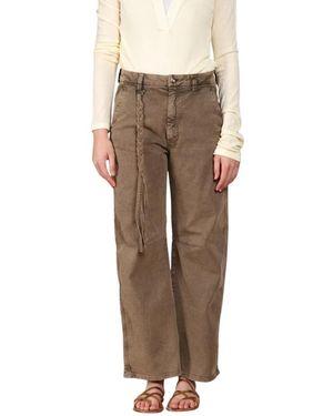 Mason's Jeans ,Denim Valerie Balloon Fit Denim Pants - Naturel