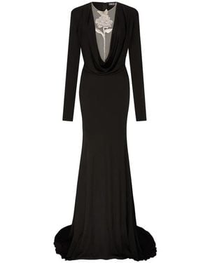 David Koma Kleedjes ,Zwart ,Re 26Dk 51Dl Gown