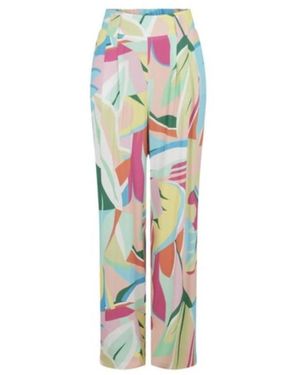 Naf Naf Straight Trousers - Blauw