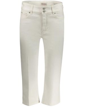 Guess Jeans ,Wit ,Pinocchietto High Rise Capri - Naturel