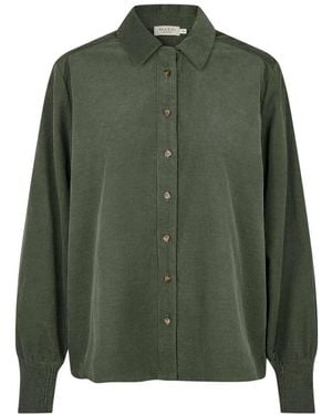Masai Overhemden ,Groen ,Lange Mouw Shirt