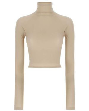 Alaïa Long Sleeve Tops - Neutro