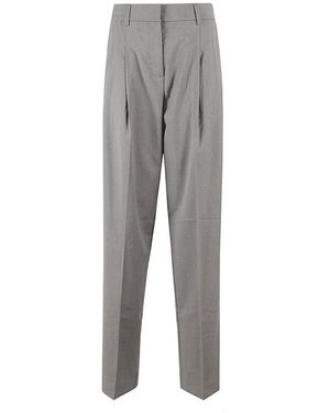REMAIN Birger Christensen Wide Trousers - Grey