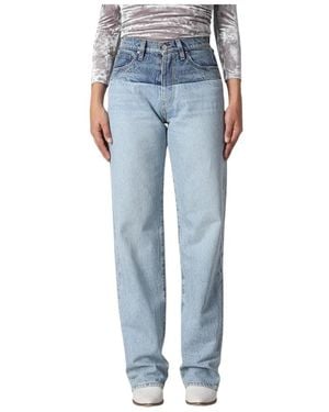 デニム・ジーパン AMIRI Woman Jeans Blue DNGG1006 INDIGO WOMEN - WOMEN'S MX1 - Antique Indigo | AMIRI