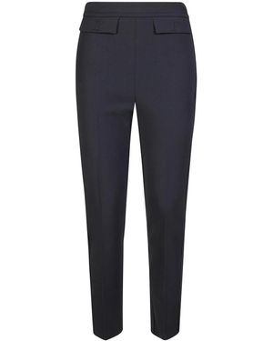 Elisabetta Franchi Slim-Fit Trousers - Blue