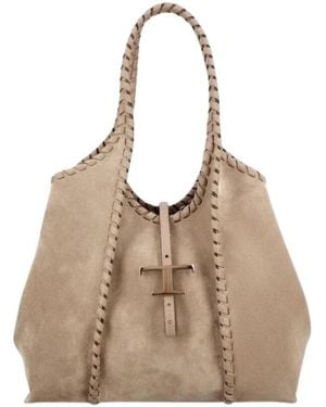 Tod's Tassen ,Bruin ,Tsb Shopp Pend - Naturel