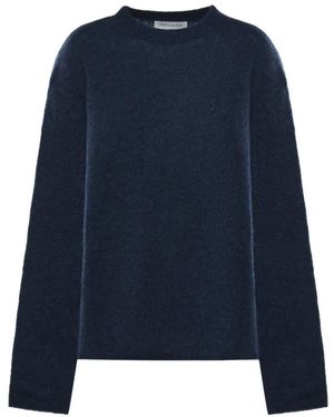 Frankie Shop Round-Neck Knitwear - Azul