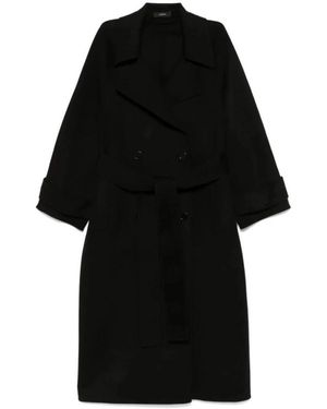 JOSEPH Jassen ,Zwart ,Wol Cashmere Double Face Jas
