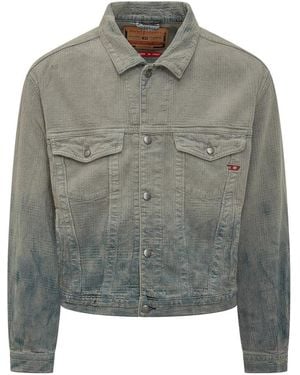 DIESEL Denim Jackets - Grey