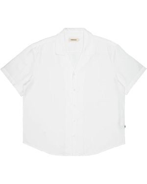 Thinking Mu Short Sleeve Shirts - Blanco