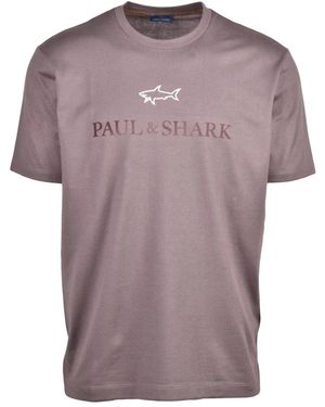 Paul & Shark T-Shirts - Purple