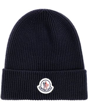 Moncler Wollen Muts - Blauw