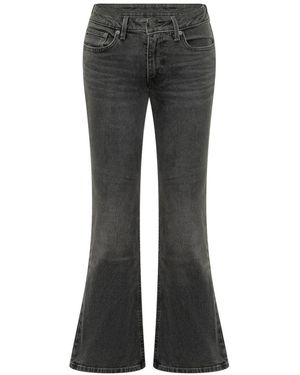 Levi's Jeans ,Grijs ,Katoen Low Slim Boot Jeans