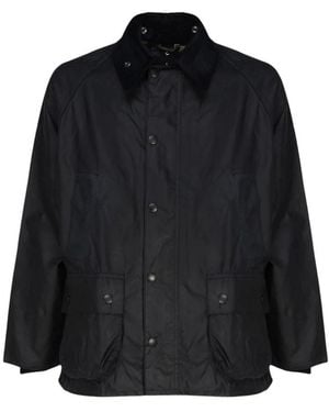 Barbour Jassen ,Blauw ,Katoen Classic Bedale Wax Jacket - Zwart