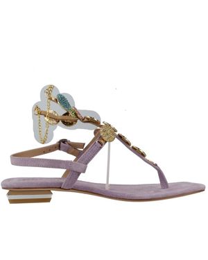 Alma En Pena. Flat Sandals - Marrón