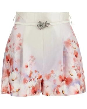 Zimmermann Short Shorts - Rojo