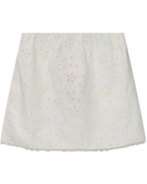 Posse Rokken ,Wit ,Katoen Short Salma Rok