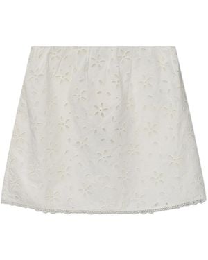 Posse Rokken ,Wit ,Katoen Short Salma Rok