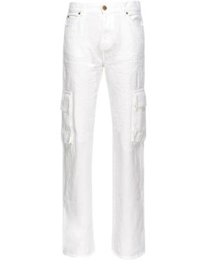 Pinko Straight Trousers - White