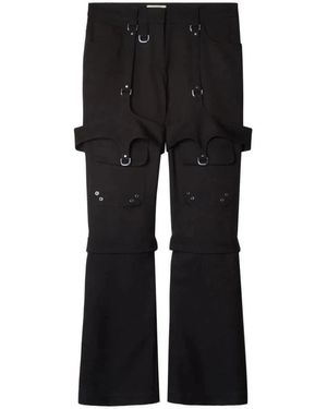 Off-White c/o Virgil Abloh Stretch Polyester Blend Cargo Pant - Black