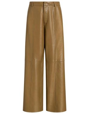 Alberta Ferretti Wijde Broek - Naturel