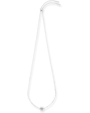 Loewe Accessoires ,Grijs ,Anagram Bombè Ketting - Wit