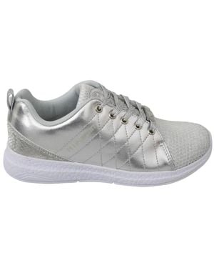 Philipp Plein Silberne Stepp-Sneaker - Grau