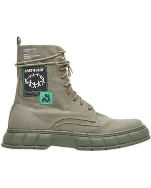 Viron Lace-Up Boots - Verde