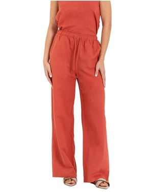 Kocca Wide Trousers - Rojo