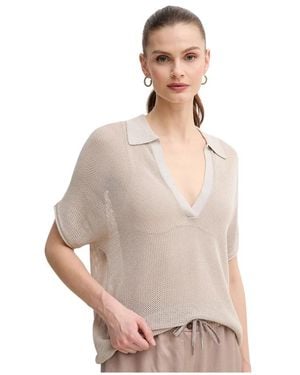 MARC AUREL V-Neck Knitwear - Marrón