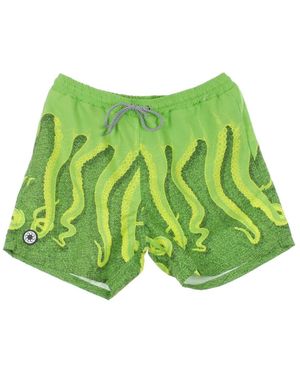 Octopus Badehose - Grün