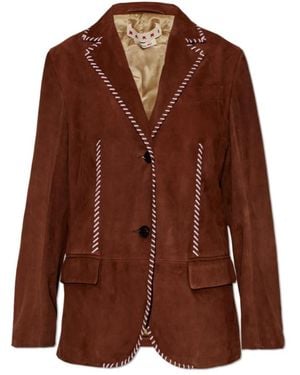 Marni Lederblazer - Braun