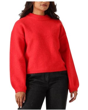Another Label Roter Strickpullover Für Damen