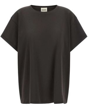 KHAITE T-Shirts - Negro