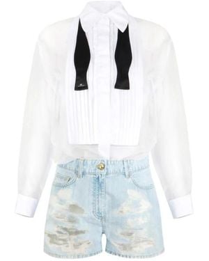 Elisabetta Franchi Playsuits - Azul